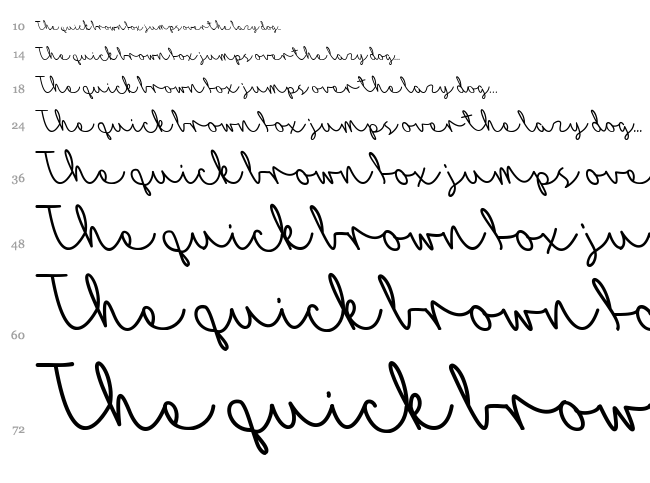 Mf Autumn Breeze font waterfall